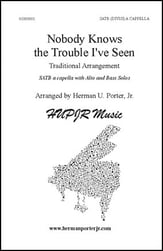 Nobody Knows the Trouble I've Seen SATB choral sheet music cover